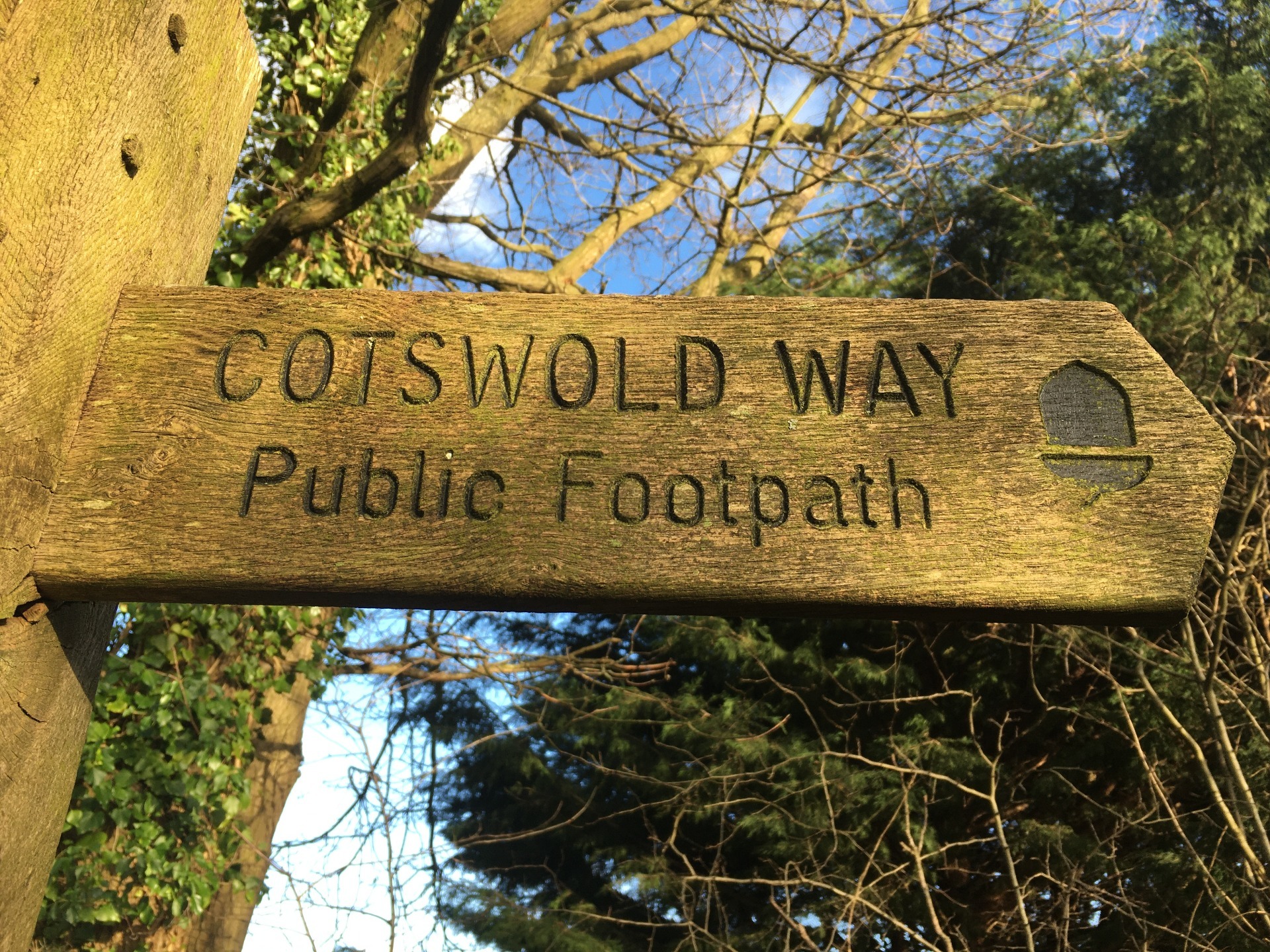 Cotswold Way sign